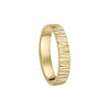 Small Forest wedding ring in yellow gold