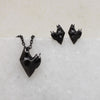 Heart of Stone black pendant