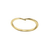 9ct gold twig ring