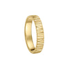 Small Forest wedding ring in yellow gold