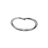 Platinum twig ring